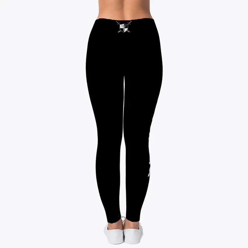 Focused Fam Leggings(White Lettering)